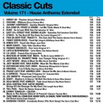 Mastermix Classic Cuts 171 House Anthems Extended